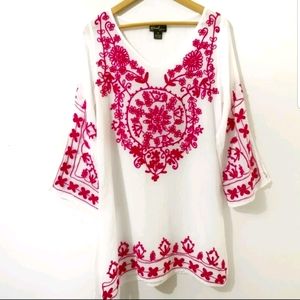 BEACH BY EXIST Swim Coverup Embroidery Size M